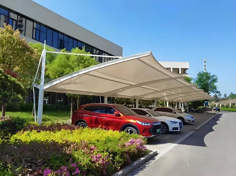 上海徐汇区车棚施工案例